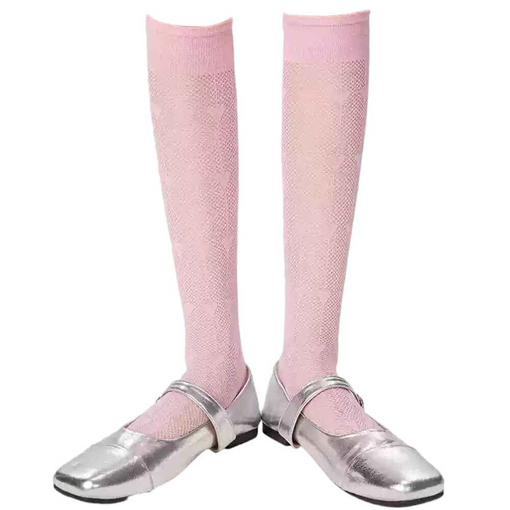 Softie Heart Thin Knee Socks
