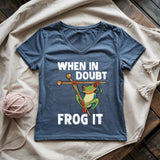 Frog It Lady V-neck