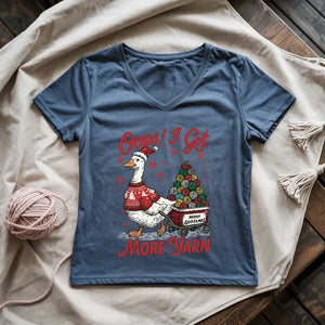 I Got More Yarn Lady V-neck