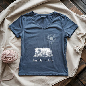 Lay Flat Lady V-neck