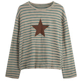 Indie Kid Star Striped Long Tee