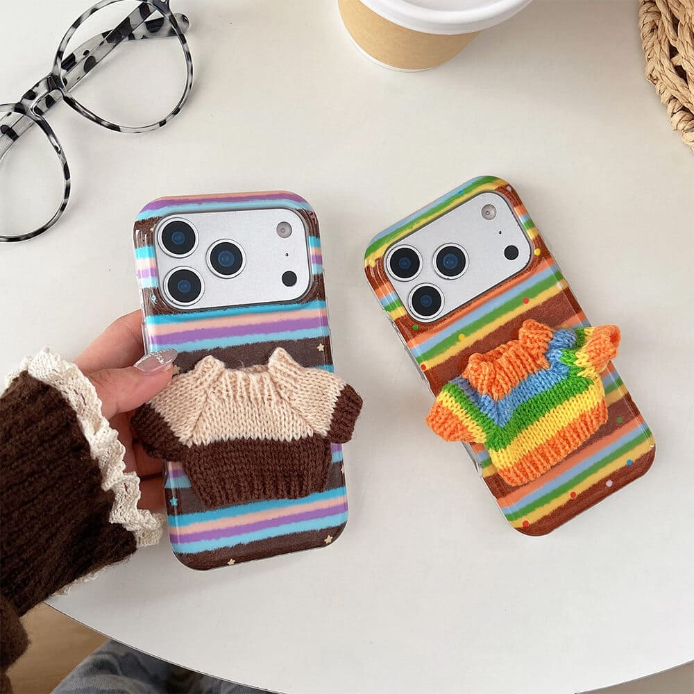 Knit Sweater Aesthetic iPhone Case