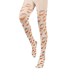 Koi Fish Print Aesthetic Tights