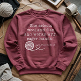 Crochet In Bible Sweatshirt