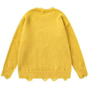 Naughty Cat Fuzzy Sweater