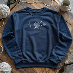 Crochet Heartbeat Sweatshirt