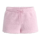 Pastel Fuzzy Mini Shorts