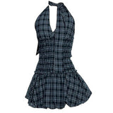 Gossip Goes Around Halter Top & Bubble Skirt