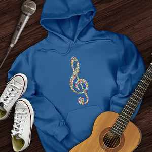 Christmas Treble Clef Hoodie