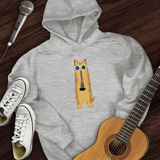 Cat Playing The Clarinet Hoodie