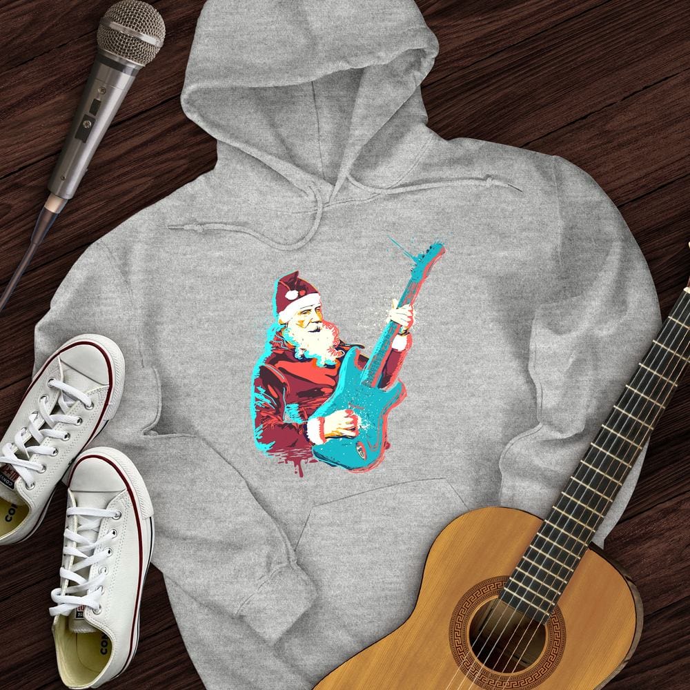 Guitar Santa Hoodie