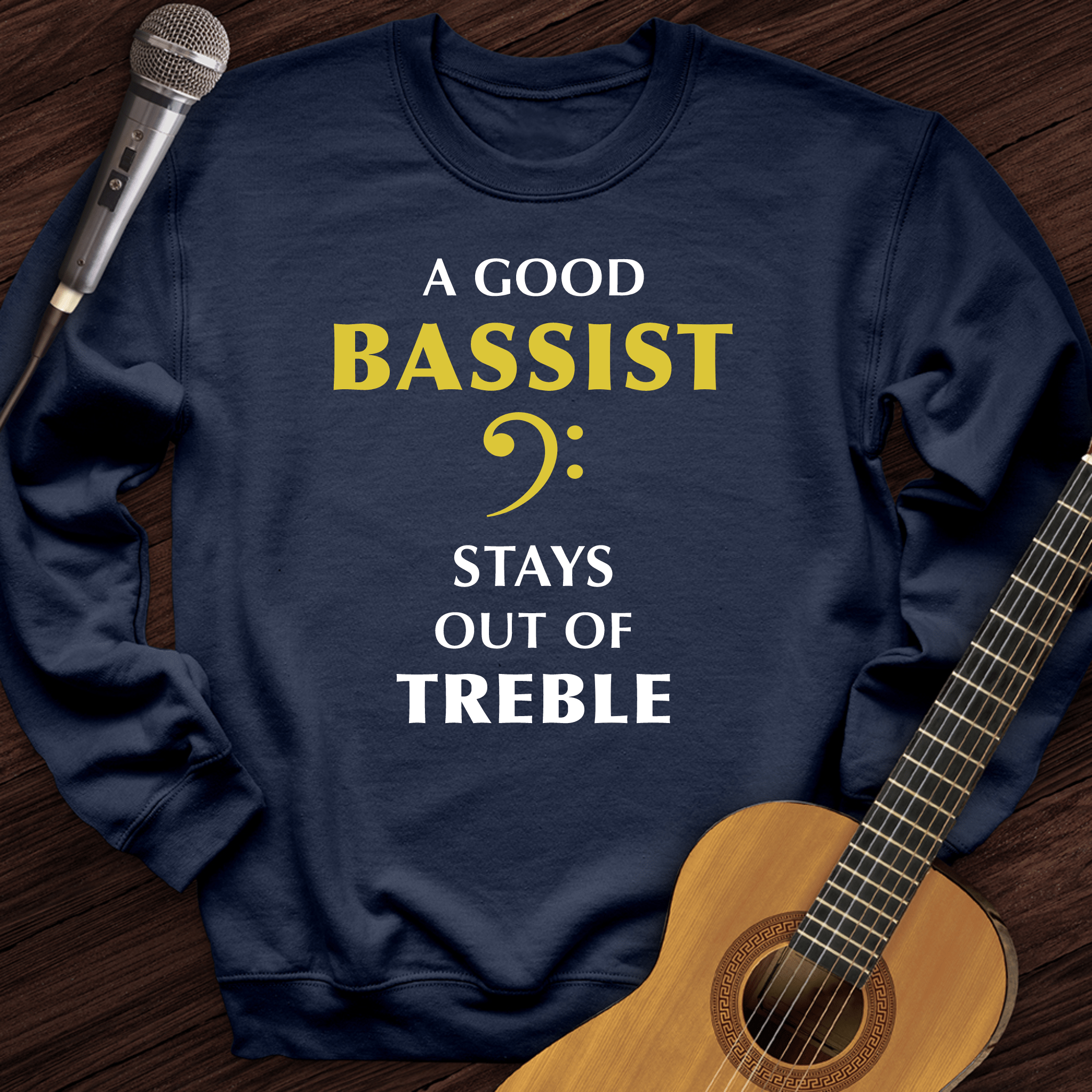 A Good Bassist Crewneck