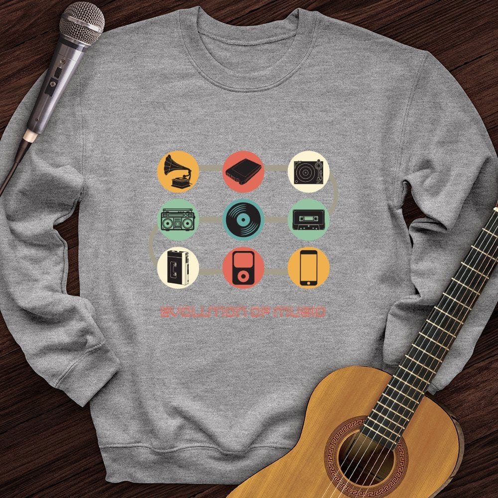 Evolution of Music Crewneck