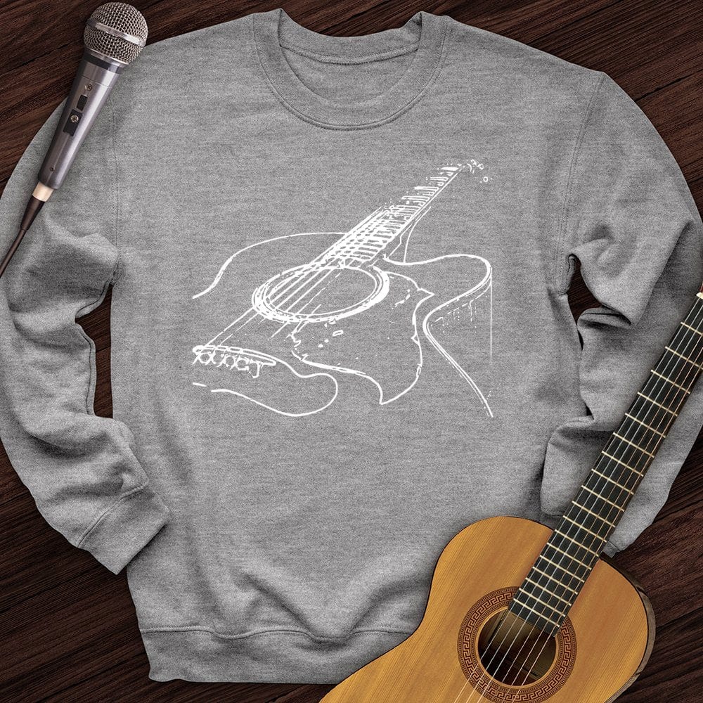 Guitar Sketch Crewneck