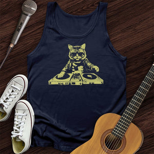 Cat DJ Tank Top