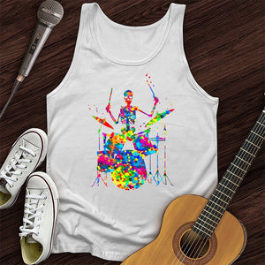 Colorful Souls Drummer Tank Top