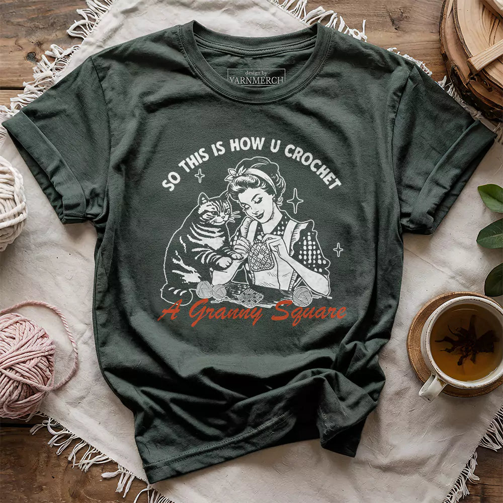 How U Crochet T-shirt