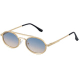Retro Oval Frame Sunglasses