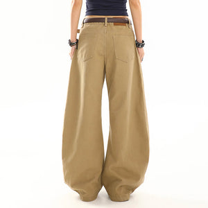 Skater Girl Baggy Denim Pants