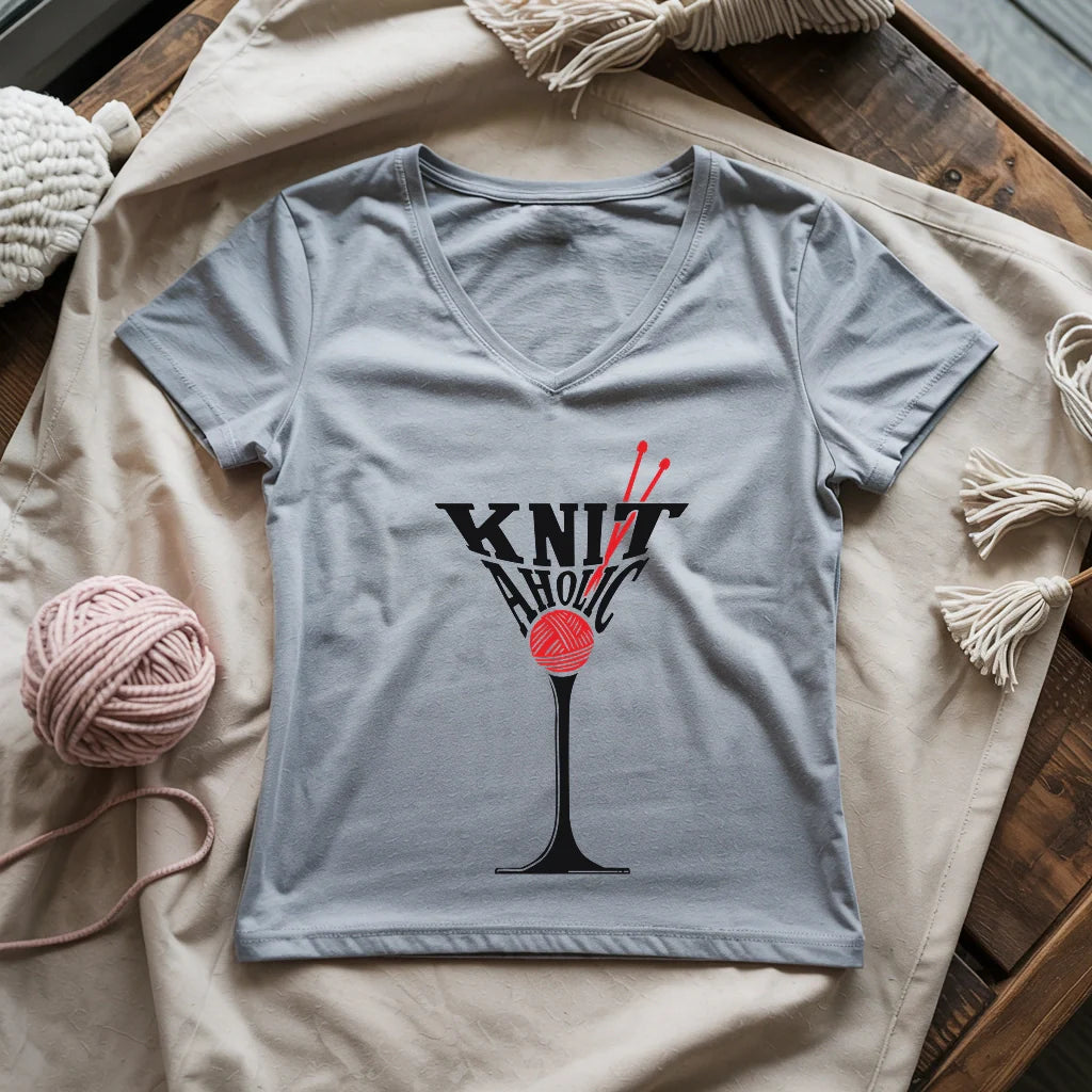 Knit Aholic Lady V-neck