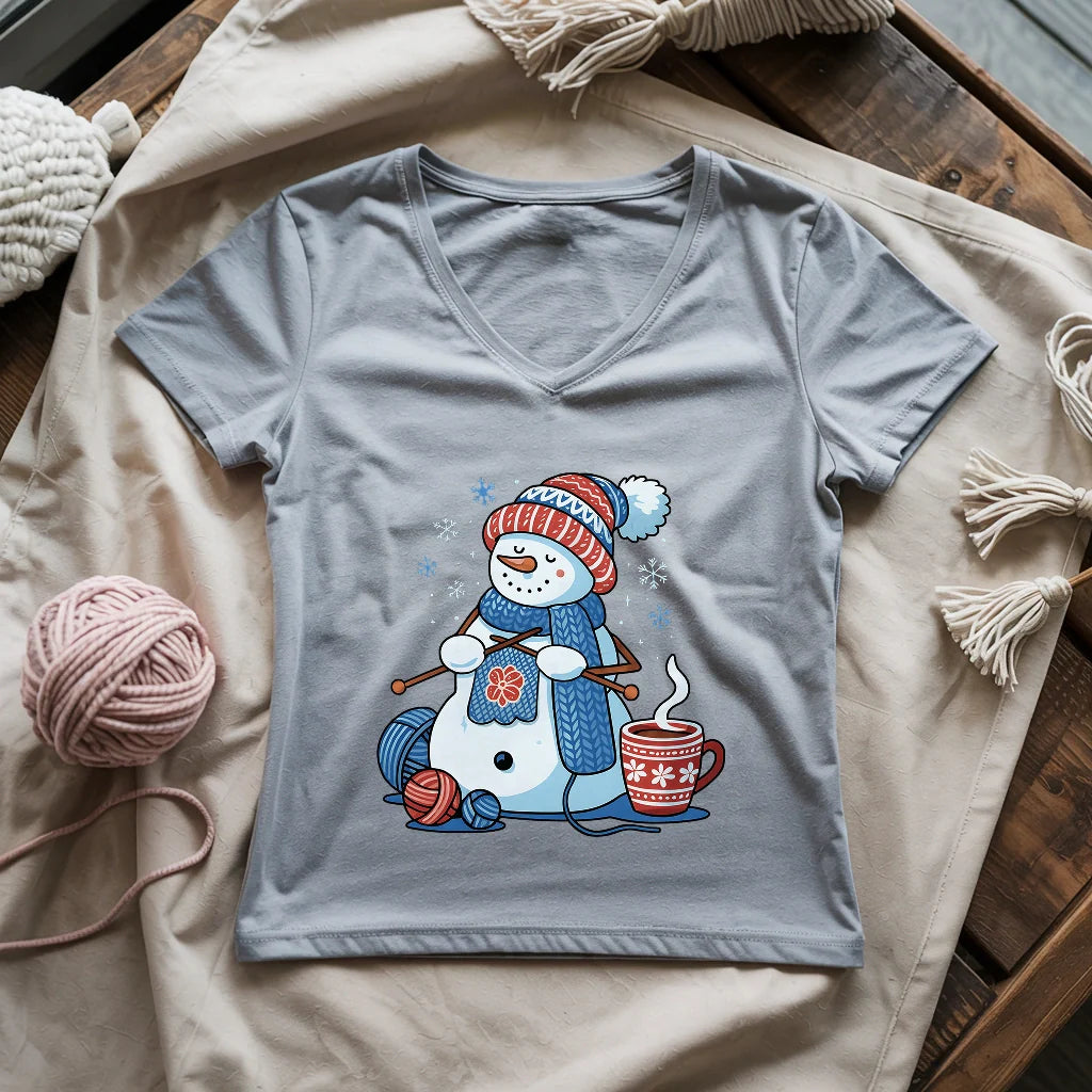 Frost and Knit Lady V-neck