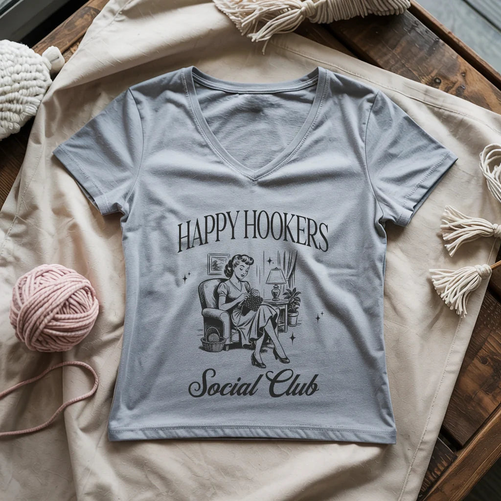 Happy Hooker Club Lady V-neck