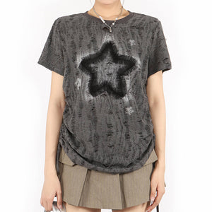 Star Print Relaxed Fit T-Shirt