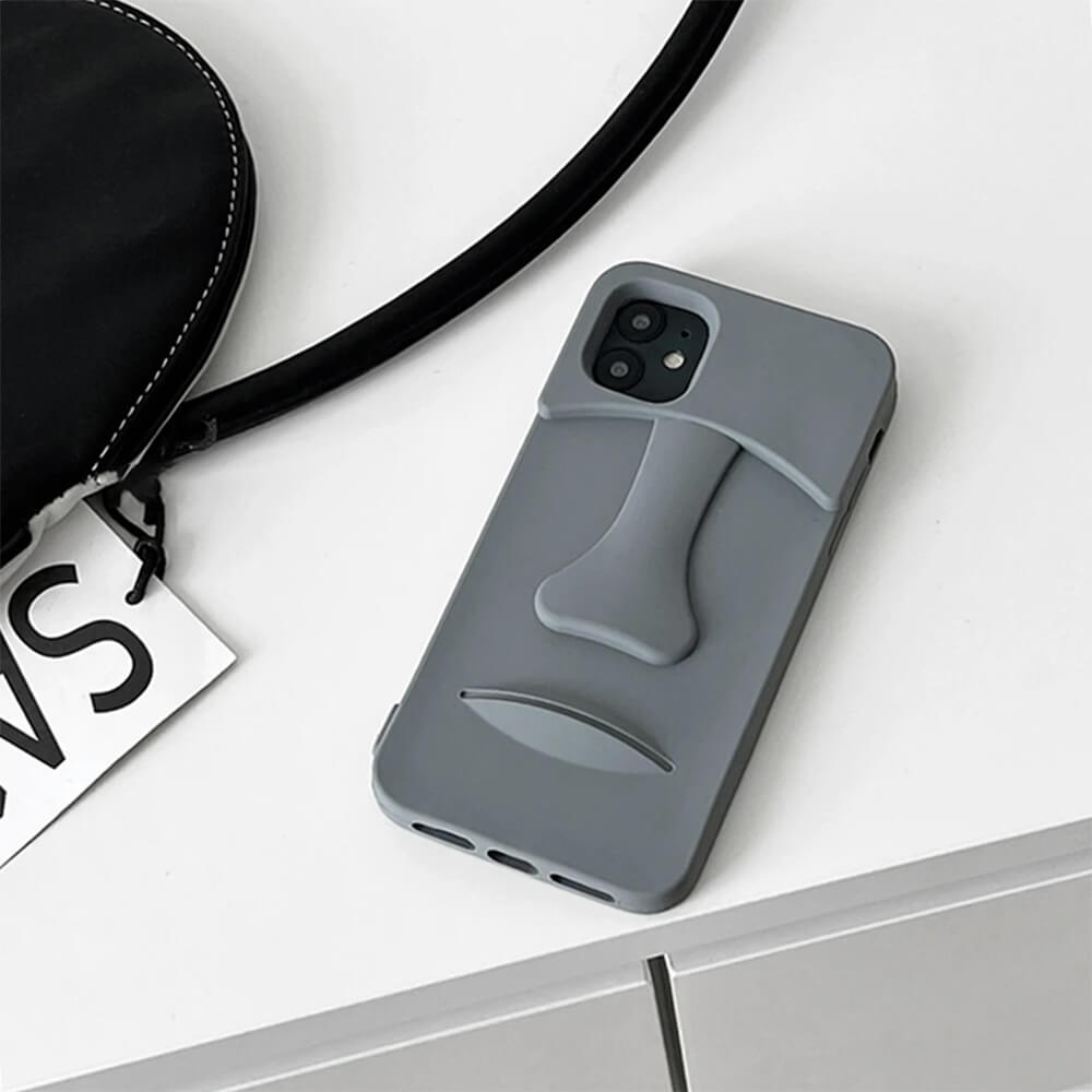 Stone Statue 3D iPhone Case