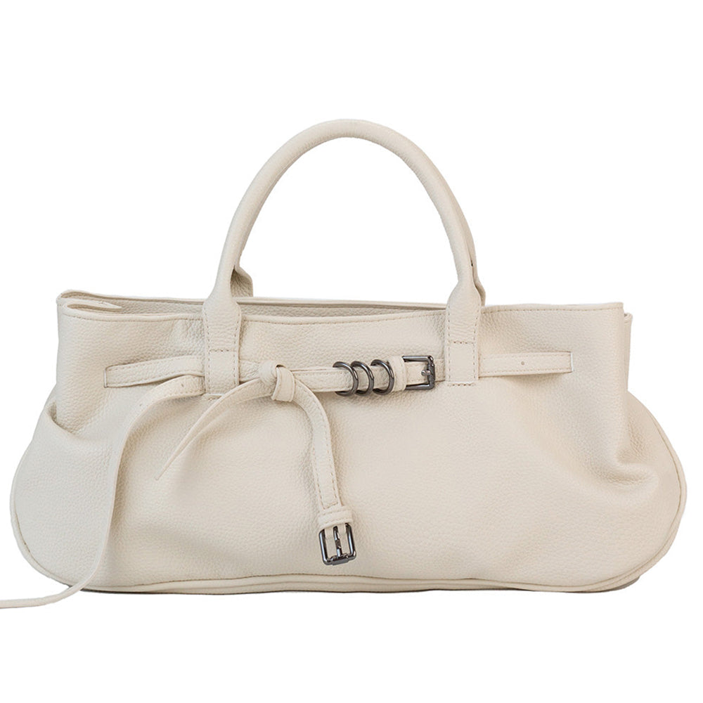 Avenue Montaigne Structured Belted Tote Bag