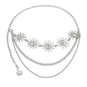 Le Soleil Layered Chain Belt