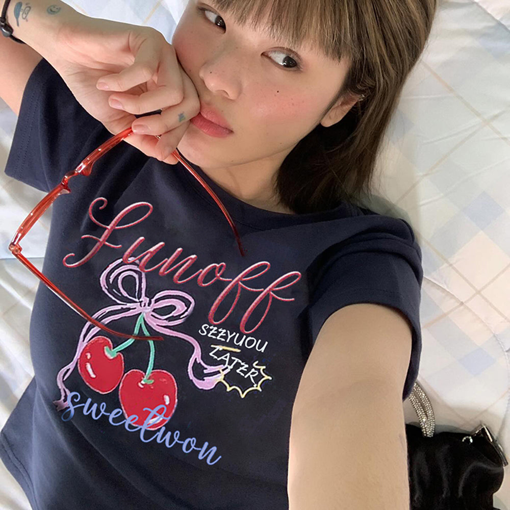 Sweet Cherry Crop Top