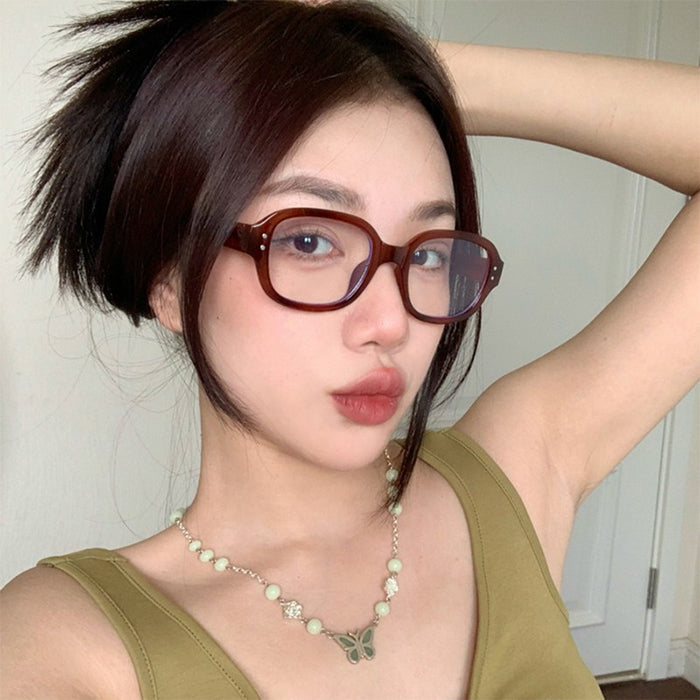 Vintage Style Square Glasses