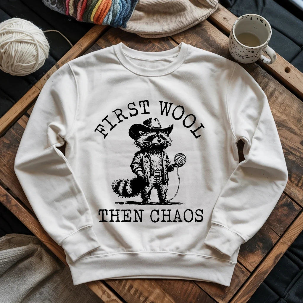 First Wool Then Chaos Sweatshirt