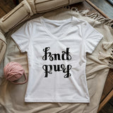 Knit Purl Lady V-neck