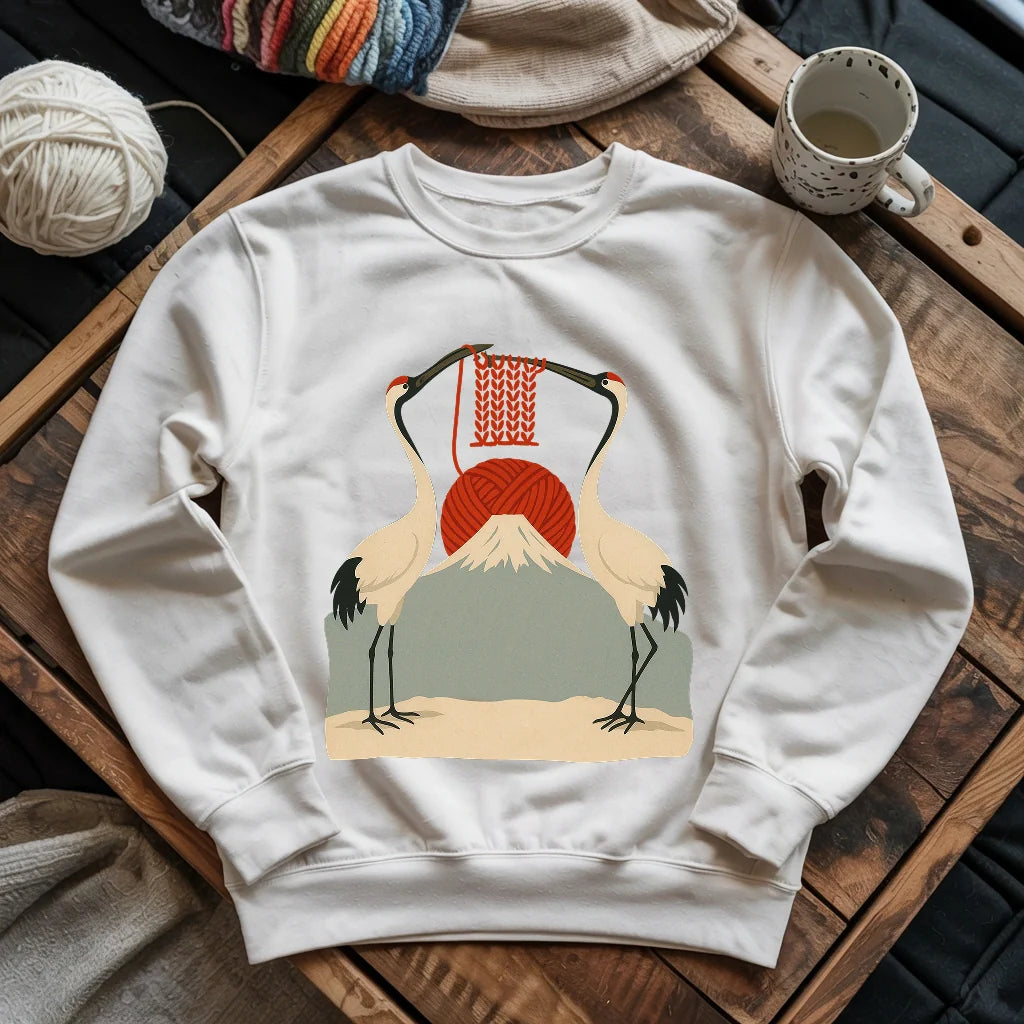 Knitting Sun Sweatshirt