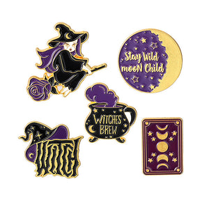 Witch Vibes Brooch Pins