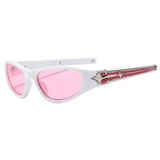 Y2K Cyber Star Sunglasses