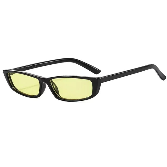 Y2K Skinny Square Sunglasses